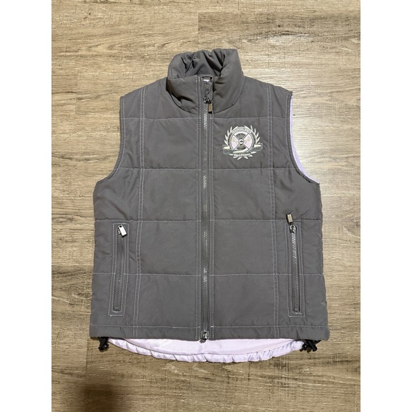 Collection XIIX Jackets & Blazers - Equi-theme Puffer Vest Gray XS Equestrian Le's Essentials Collection
